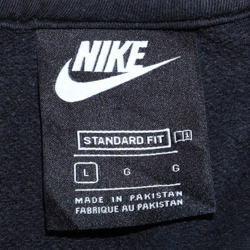Mens UK Size L Nike Black Pullover Hoodie