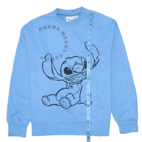Womens UK Size XS Disney Blue Pullover Sweatshirt