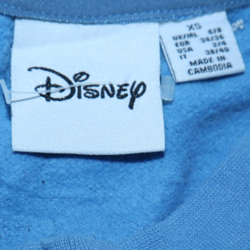 Womens UK Size XS Disney Blue Pullover Sweatshirt