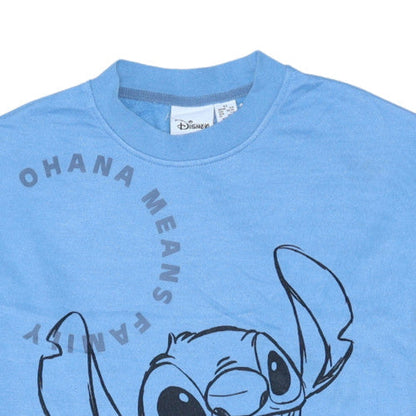 Womens UK Size XS Disney Blue Pullover Sweatshirt