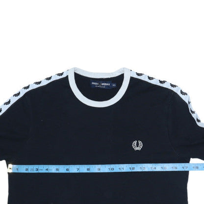 Mens UK Size XS Fred Perry Black Pullover Sweatshirt