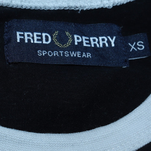 Mens UK Size XS Fred Perry Black Pullover Sweatshirt