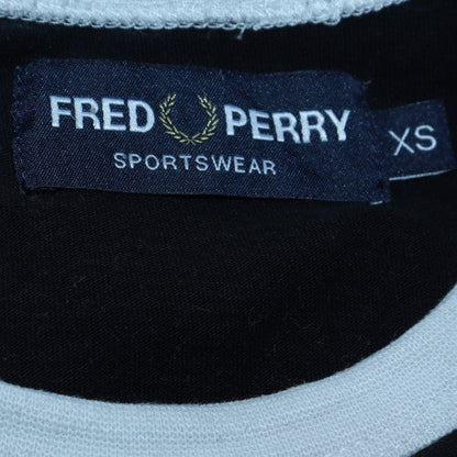 Mens UK Size XS Fred Perry Black Pullover Sweatshirt