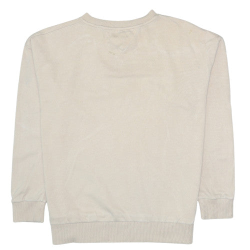 Mens UK Size M Tommy Hilfiger Beige Pullover Sweatshirt