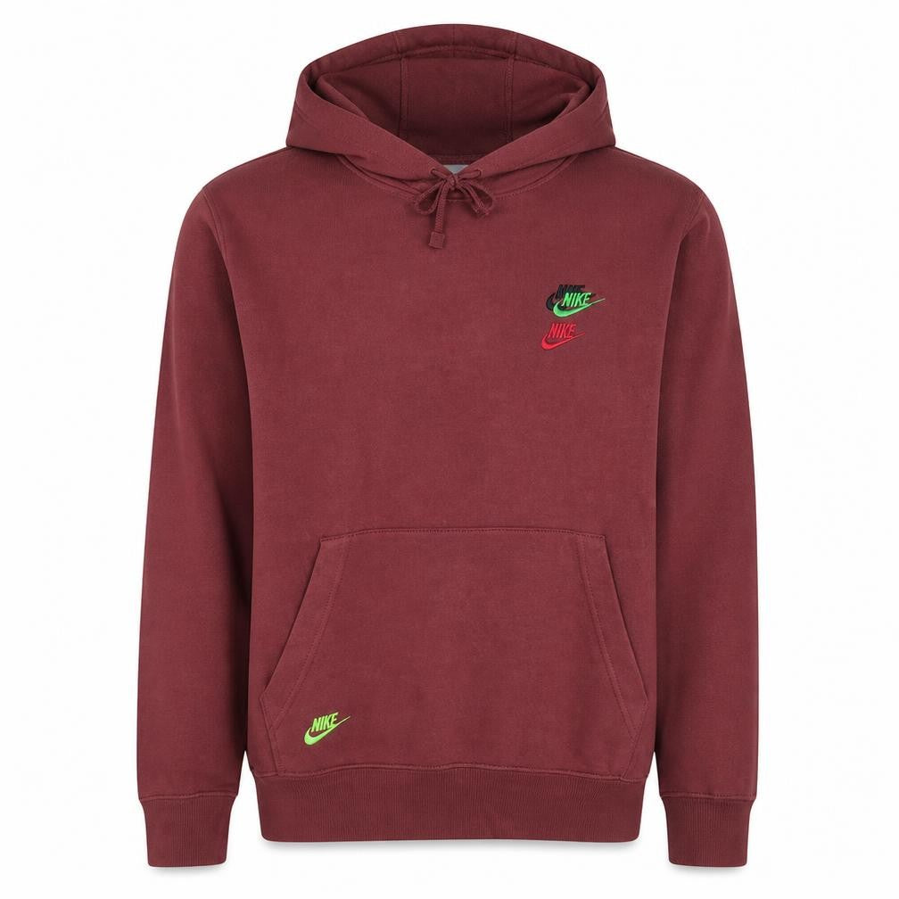 Mens UK Size L Nike Brown Pullover Hoodie