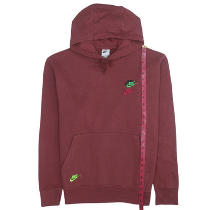 Mens UK Size L Nike Brown Pullover Hoodie