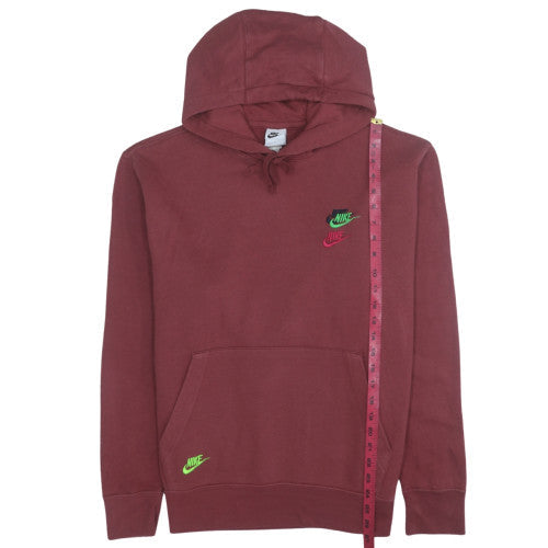 Mens UK Size L Nike Brown Pullover Hoodie