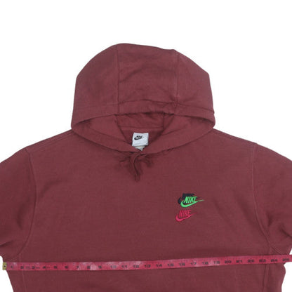 Mens UK Size L Nike Brown Pullover Hoodie