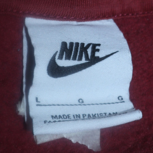 Mens UK Size L Nike Brown Pullover Hoodie