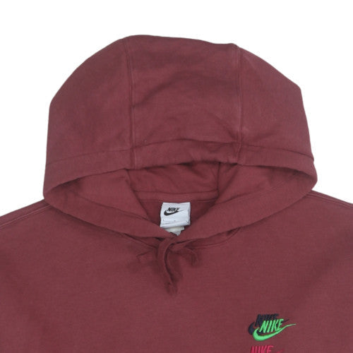 Mens UK Size L Nike Brown Pullover Hoodie