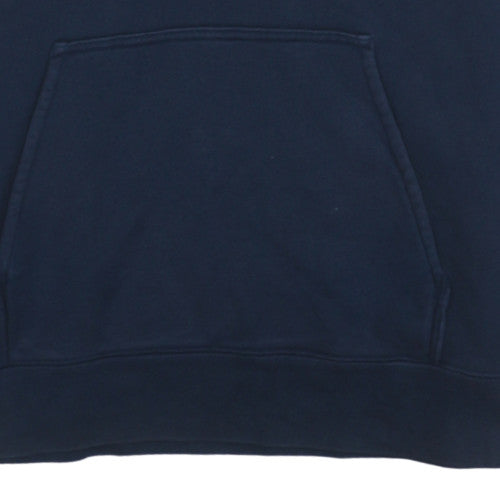 Mens UK Size M Nike Blue Pullover Hoodie