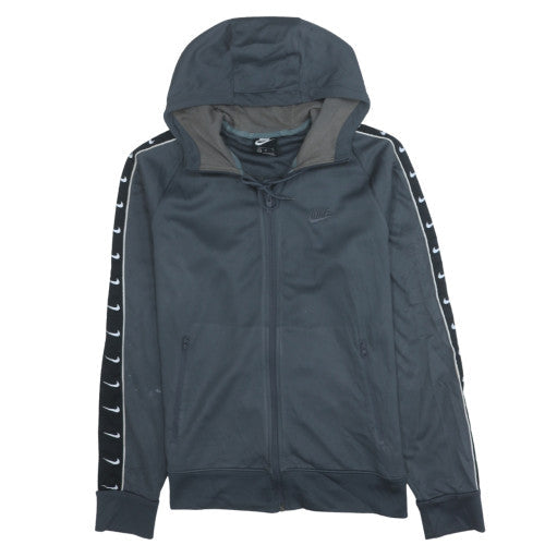 Mens UK Size M Nike Grey Full Zip Hoodie