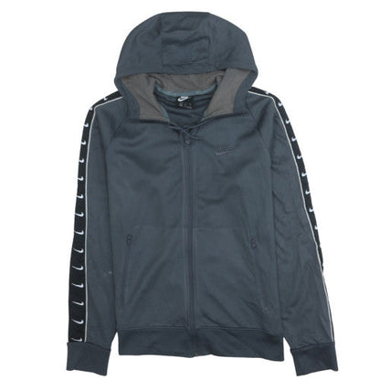 Mens UK Size M Nike Grey Full Zip Hoodie