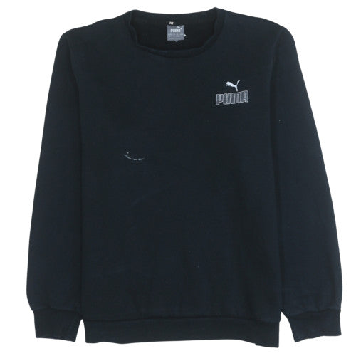 Mens UK Size L PUMA Black Pullover Sweatshirt