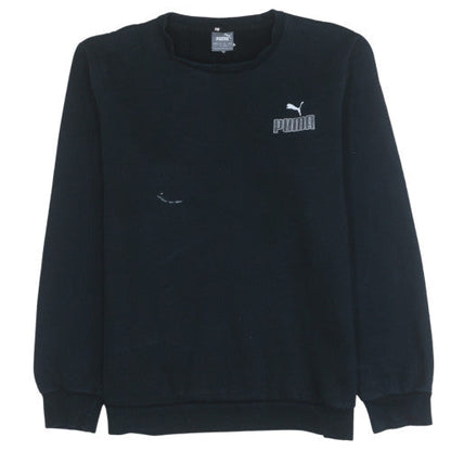 Mens UK Size L PUMA Black Pullover Sweatshirt