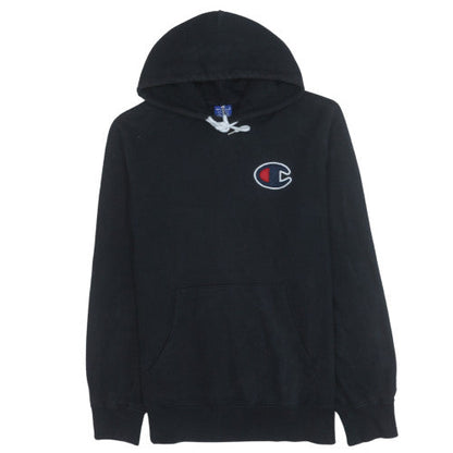 Mens UK Size XL Champion Black Pullover Hoodie