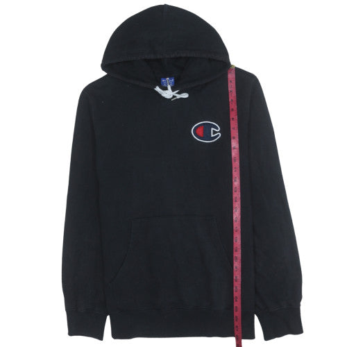Mens UK Size XL Champion Black Pullover Hoodie