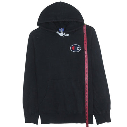Mens UK Size XL Champion Black Pullover Hoodie