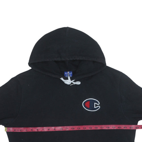 Mens UK Size XL Champion Black Pullover Hoodie