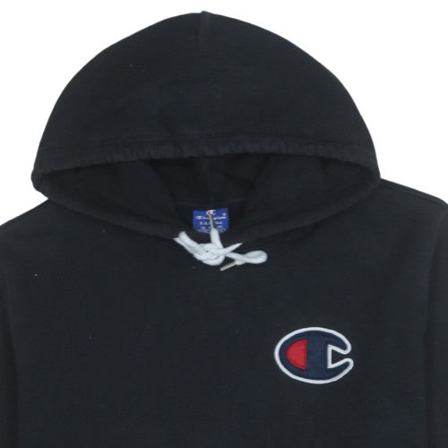 Mens UK Size XL Champion Black Pullover Hoodie