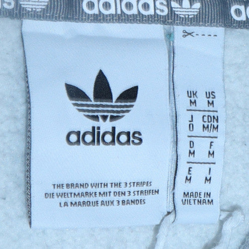 Mens UK Size M adidas Grey Pullover Hoodie