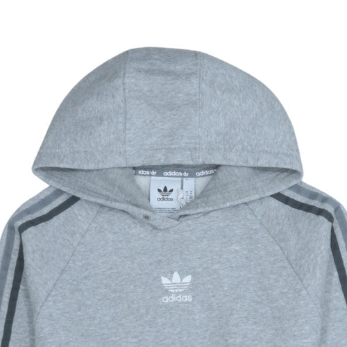 Mens UK Size M adidas Grey Pullover Hoodie