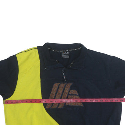 Mens UK Size L Aldi Multicoloured 1/4 Zip Sweatshirt