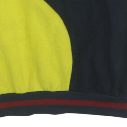 Mens UK Size L Aldi Multicoloured 1/4 Zip Sweatshirt