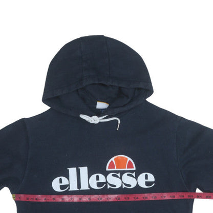 Womens UK Size 12 ellesse Blue Pullover Hoodie