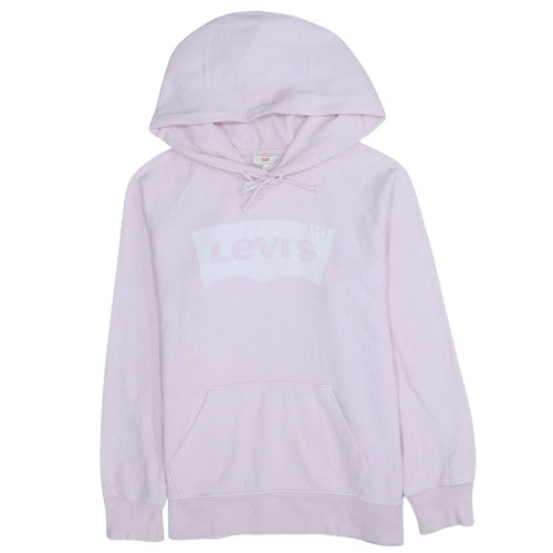 Womens UK Size M Levi's Pink Pullover Hoodie