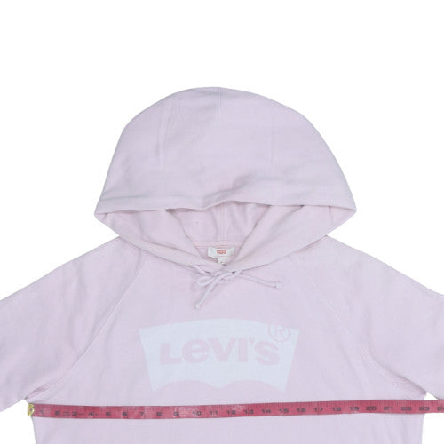Womens UK Size M Levi's Pink Pullover Hoodie