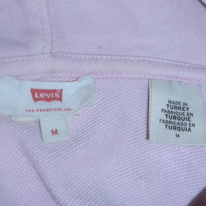 Womens UK Size M Levi's Pink Pullover Hoodie