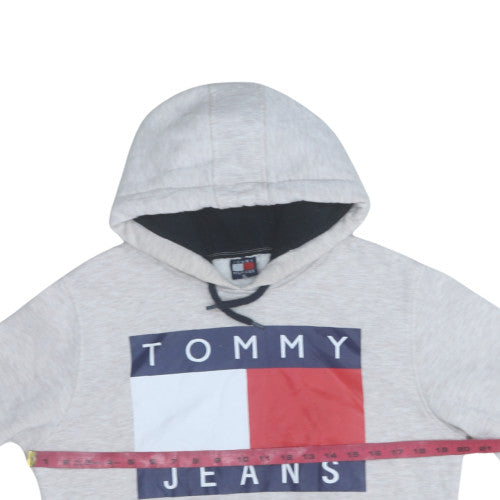 Mens UK Size XL Tommy Hilfiger Grey Pullover Hoodie