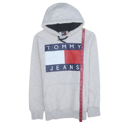 Mens UK Size XL Tommy Hilfiger Grey Pullover Hoodie