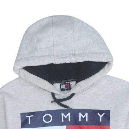 Mens UK Size XL Tommy Hilfiger Grey Pullover Hoodie