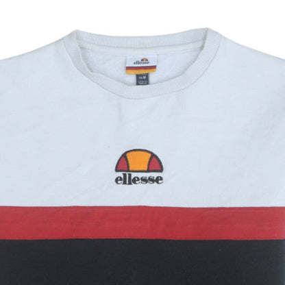 Mens UK Size M ellesse Multicoloured Pullover Sweatshirt