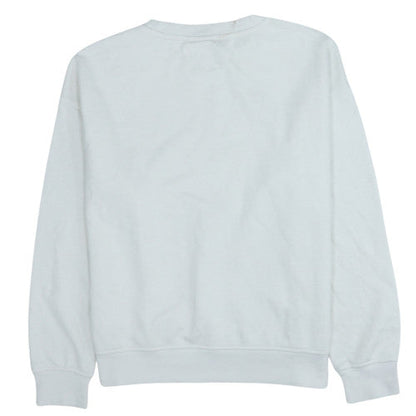 Womens UK Size S Primark White Pullover Sweatshirt
