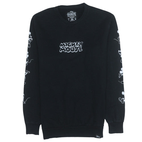 Womens UK Size 12 Pull&Bear Black Pullover Sweatshirt