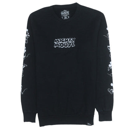 Womens UK Size 12 Pull&Bear Black Pullover Sweatshirt