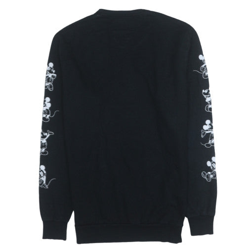 Womens UK Size 12 Pull&Bear Black Pullover Sweatshirt
