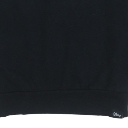Womens UK Size 12 Pull&Bear Black Pullover Sweatshirt