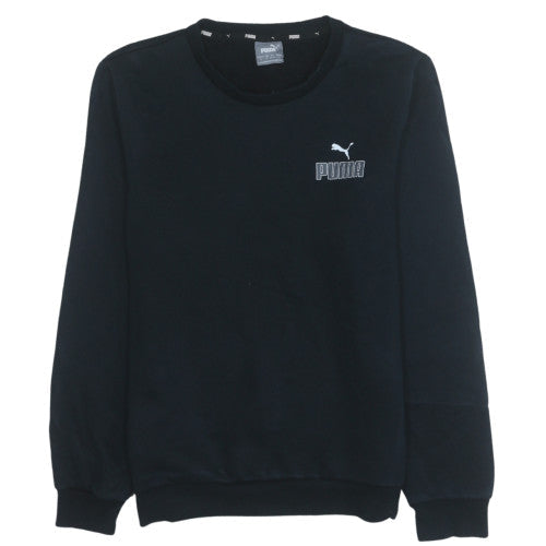 Mens UK Size S PUMA Black Pullover Sweatshirt