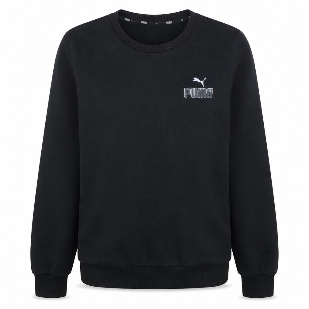 Mens UK Size S PUMA Black Pullover Sweatshirt
