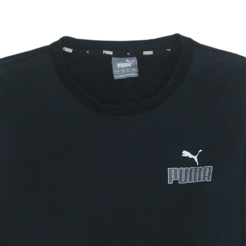 Mens UK Size S PUMA Black Pullover Sweatshirt