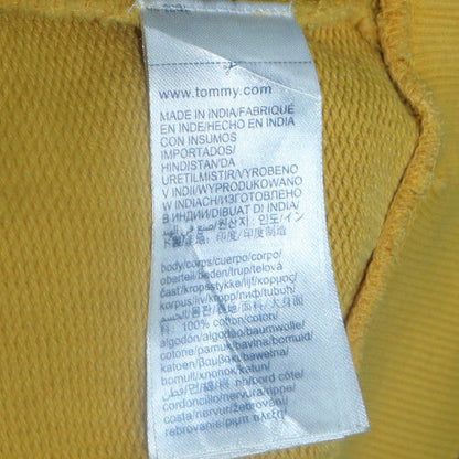 Mens UK Size S Tommy Jeans Yellow Pullover Sweatshirt