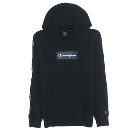Mens UK Size S Champion Black Pullover Hoodie