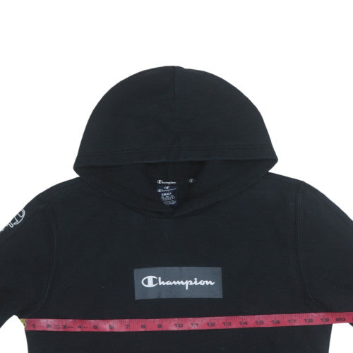 Mens UK Size S Champion Black Pullover Hoodie