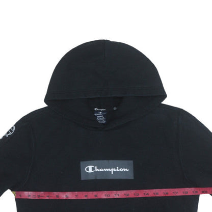 Mens UK Size S Champion Black Pullover Hoodie