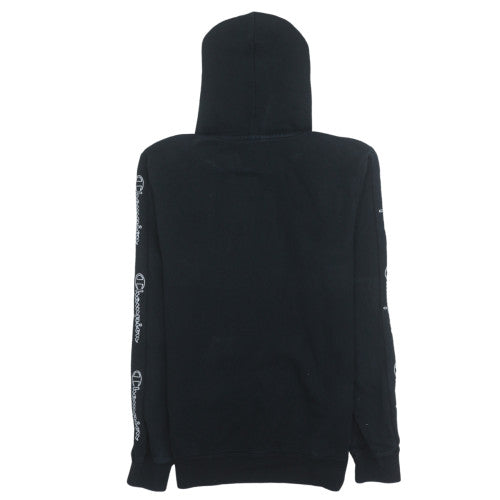 Mens UK Size S Champion Black Pullover Hoodie