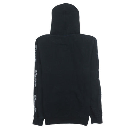 Mens UK Size S Champion Black Pullover Hoodie